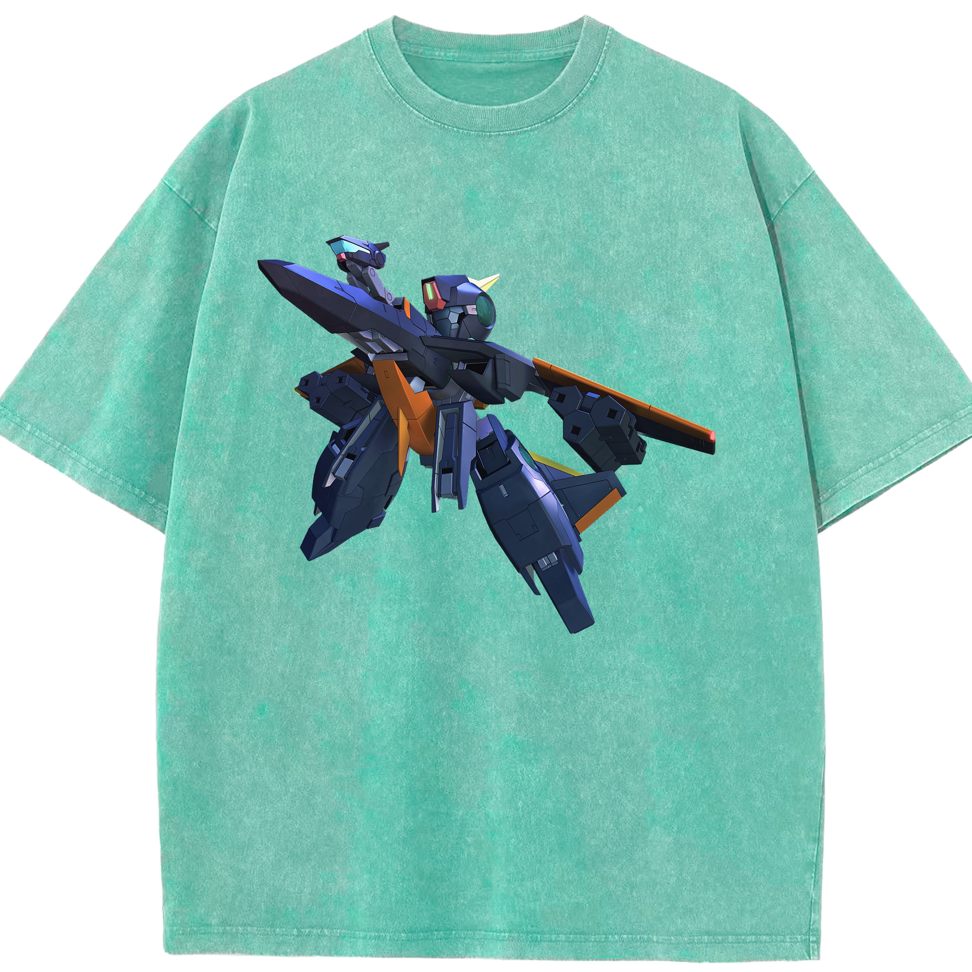 （画像用） 機動戦士ガンダム Mobile Suit Gundam 綿100% ヴィンテージ風 半袖Tシャツ（フロントプリント）